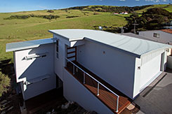 Colorbond roof and wall cladding rural home